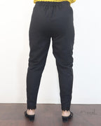Black Lace Work Formal Fit Pant