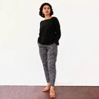 Black Full Sleeve Cotton Short Top