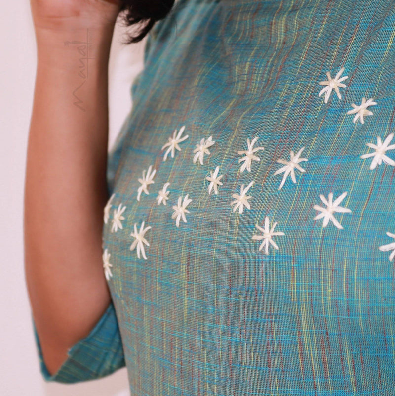 Turquoise Blue Fit and Flare Dresses