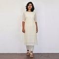 Off-white Cotton Hakoba Kurta
