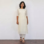 Off-white Cotton Hakoba Kurta