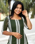 Basil Green Hakoba Kurta