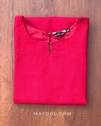 Cerise Pink Traditional Cotton Kurta