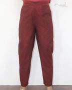 Dark Red Traditional Cotton Kurta