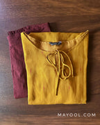 Dijon Mustard Cotton Kurta