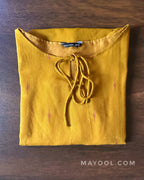 Dijon Mustard Cotton Kurta