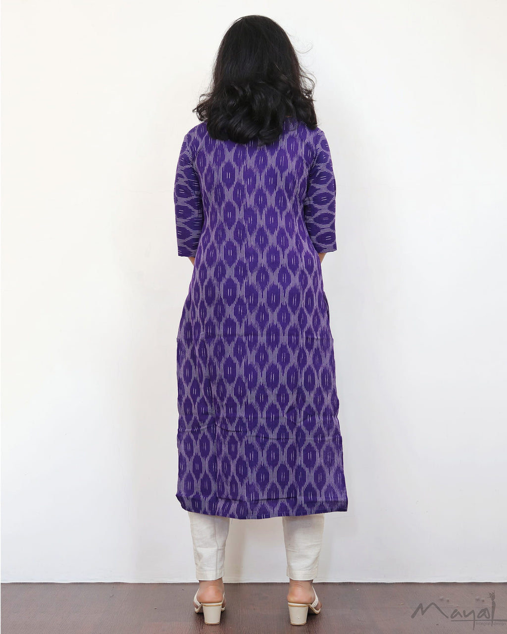 Lavender Ikat Kurta