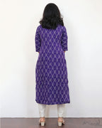 Lavender Ikat Kurta
