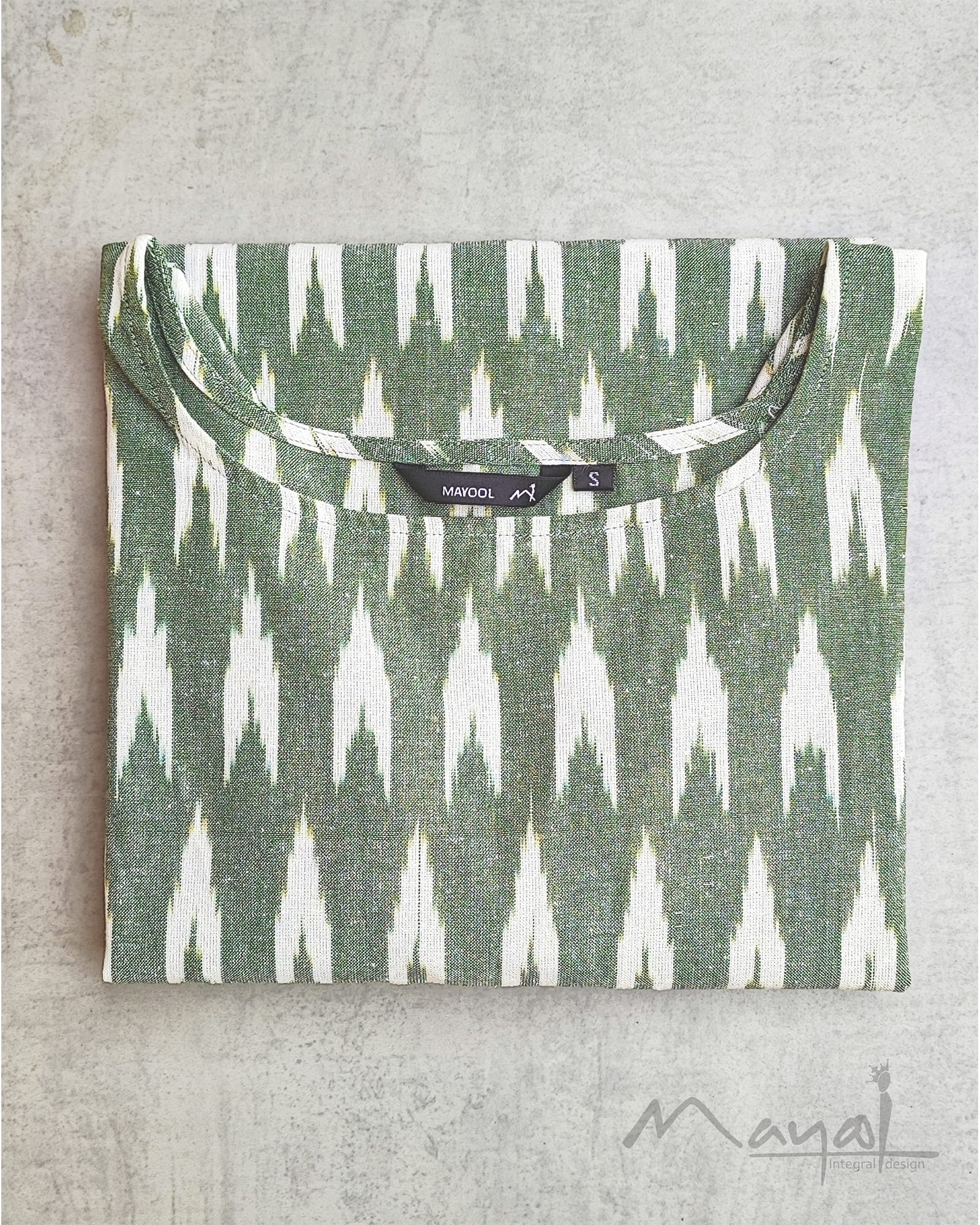 Sage Green Ikat Kurta