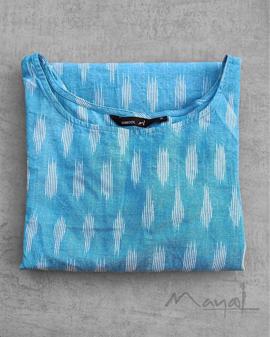 Sky Blue Ikat Kurta