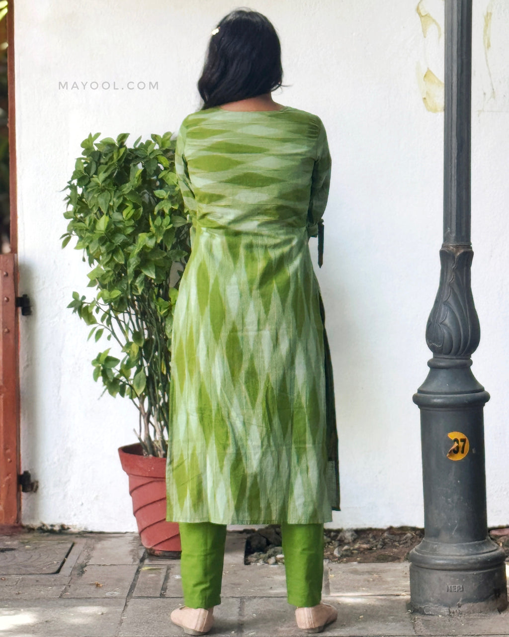 Fern Green Cotton Kurta