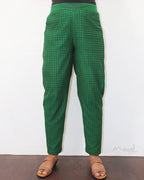 Forest Green Handloom Cotton Kurta
