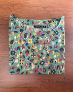 Green Multicolour Printed Cotton Short Top
