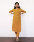 Honey Mustard Cotton Kurta