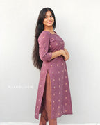 Dusty Purple Cotton Kurta