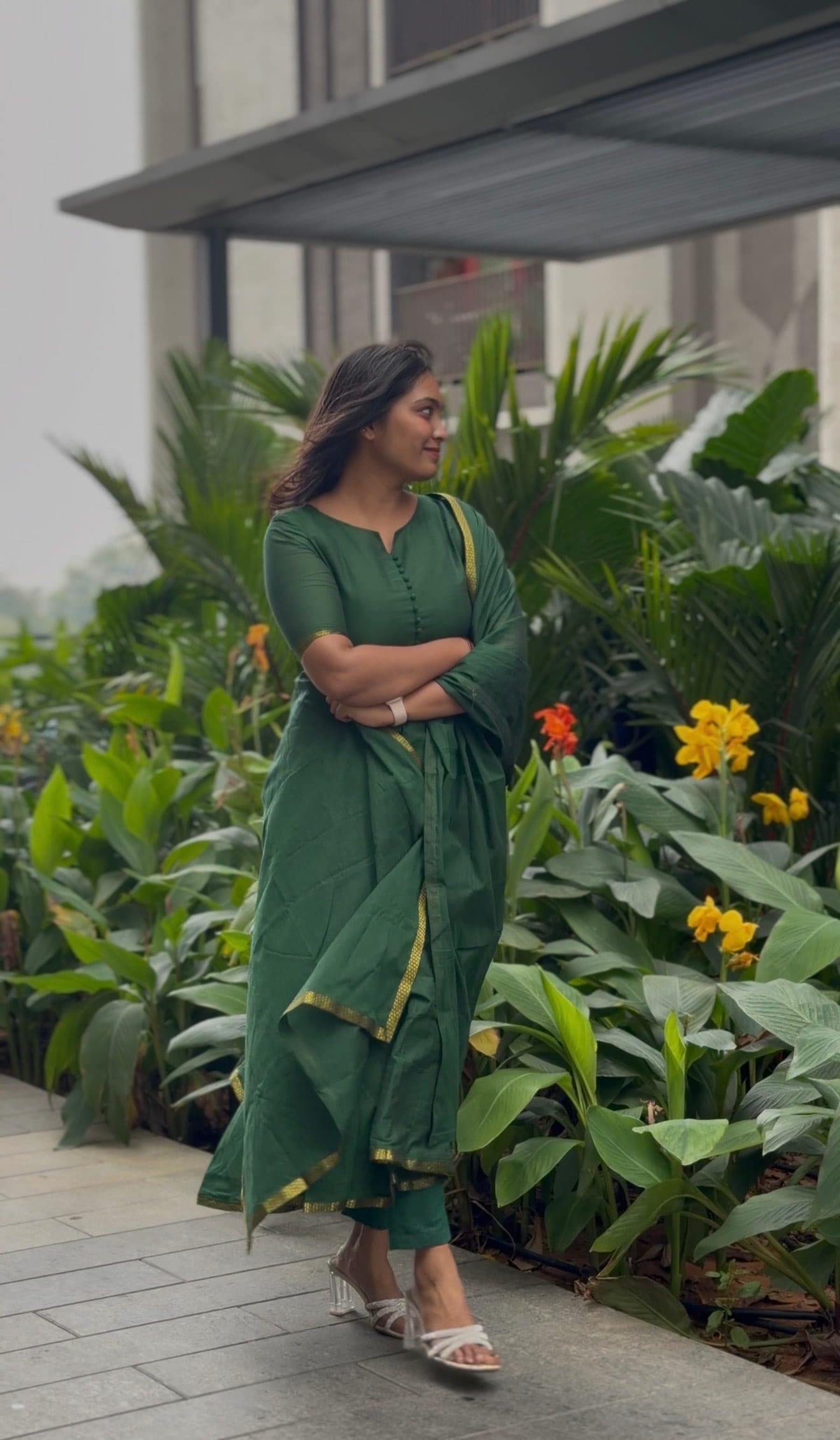 Green Traditional Anarkali Dresses