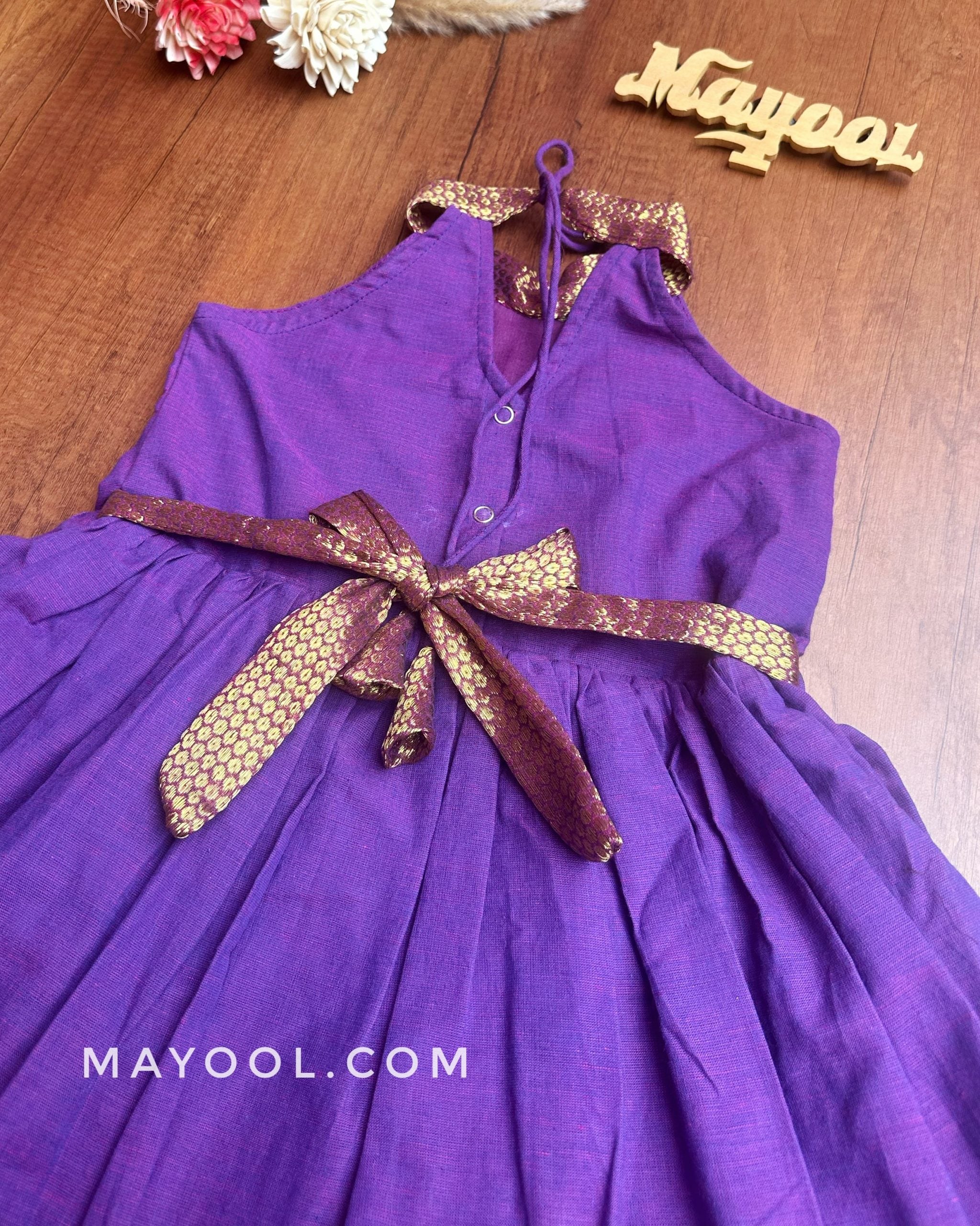 Kathiripoo Traditional Cotton Kids Frock