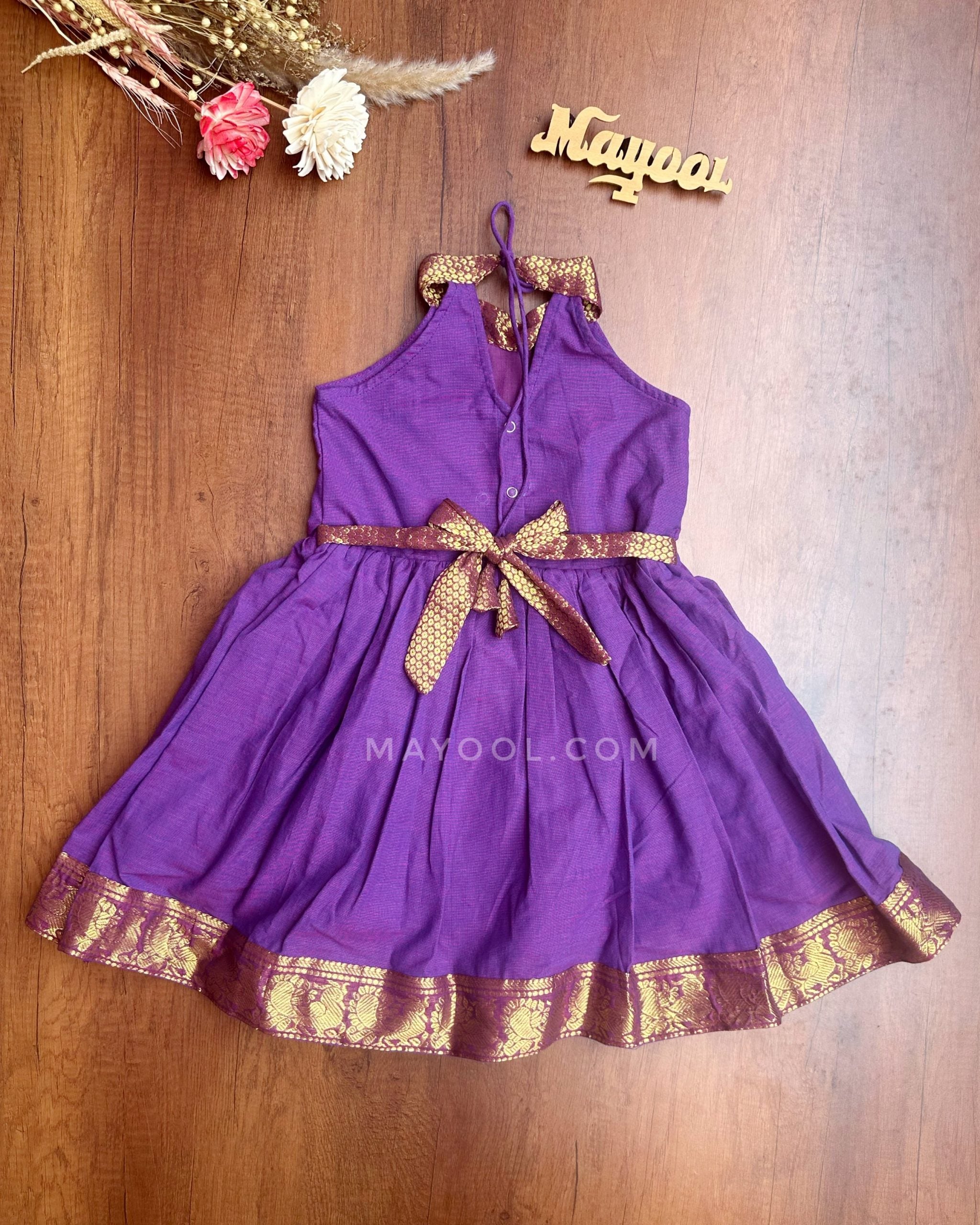 Kathiripoo Traditional Cotton Kids Frock