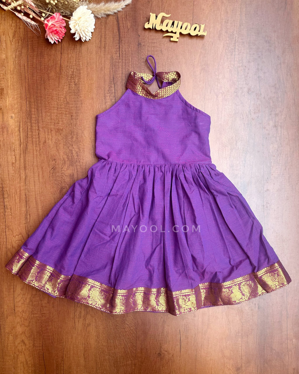 Kathiripoo Traditional Cotton Kids Frock
