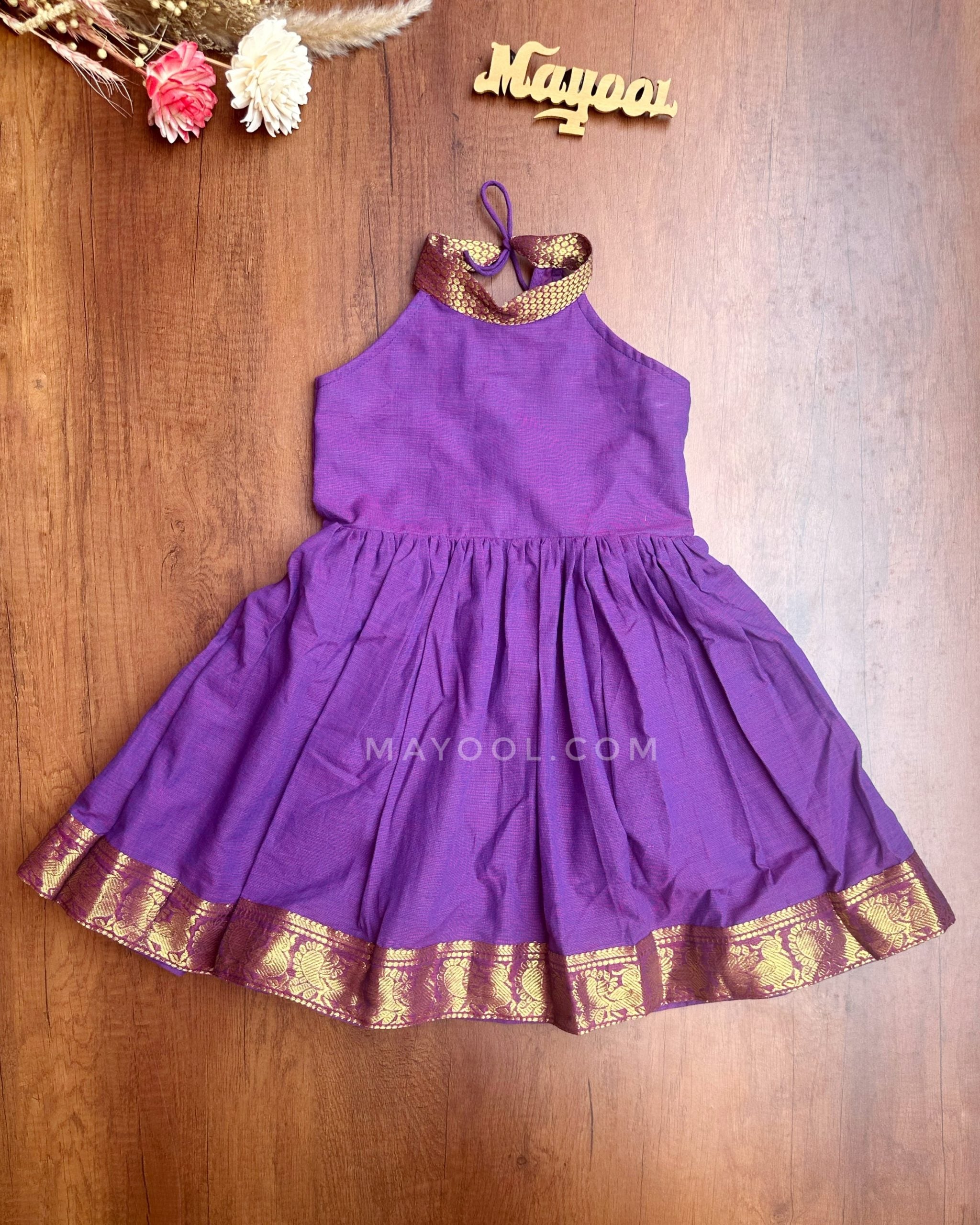 Kathiripoo Traditional Cotton Kids Frock