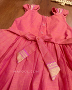 Kanakambaram Traditional Cotton Kids Frock