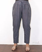 Classic Blue Printed Cotton Kurta