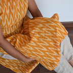 Yellow Ikat Kurta