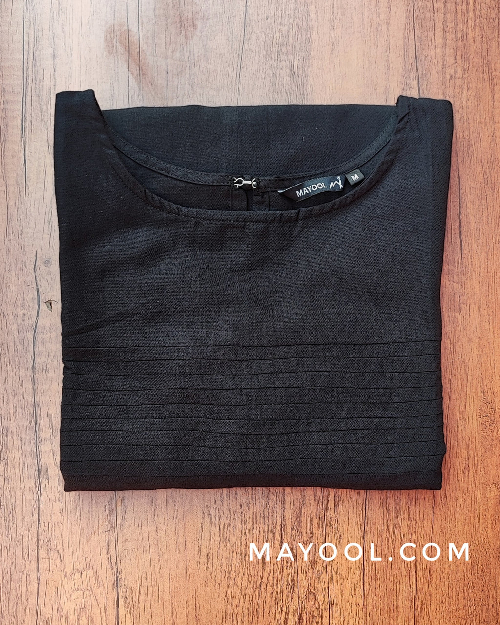 Black Cotton Kurta