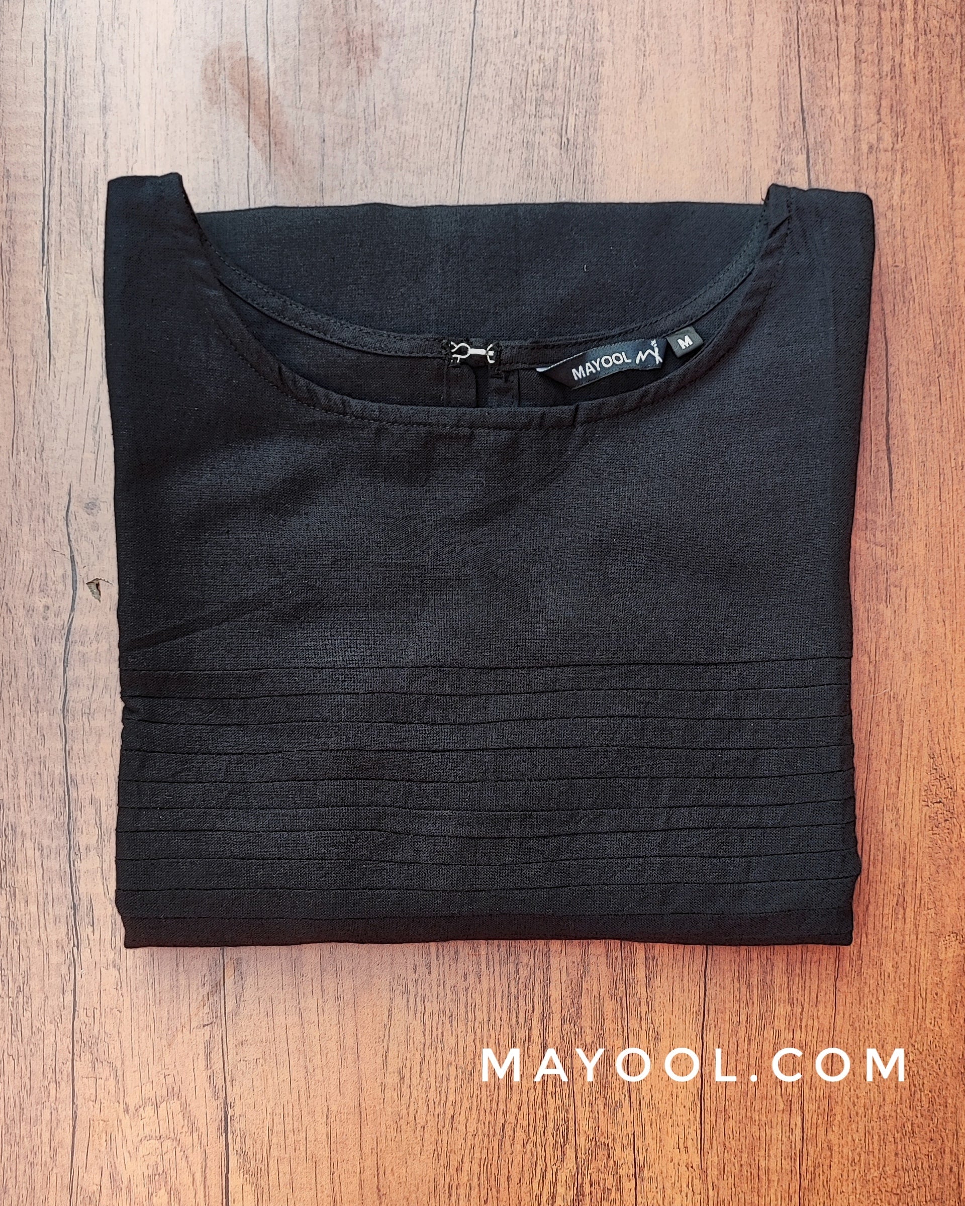 Black Cotton Kurta