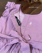 Kobi Pink Cotton Kids Frock