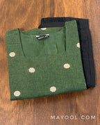 Pine Green Cotton Kurta