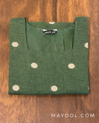 Pine Green Cotton Kurta