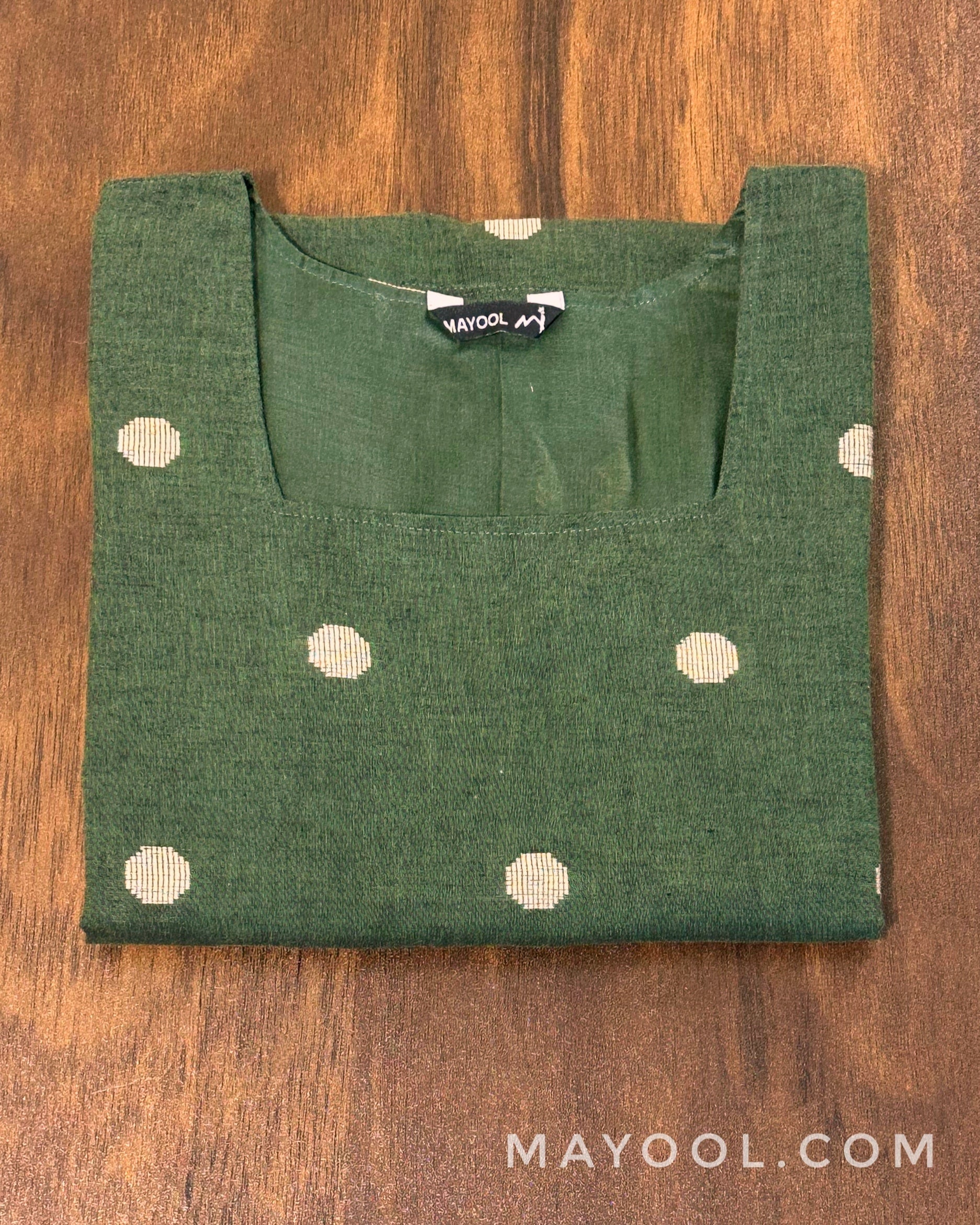 Pine Green Cotton Kurta