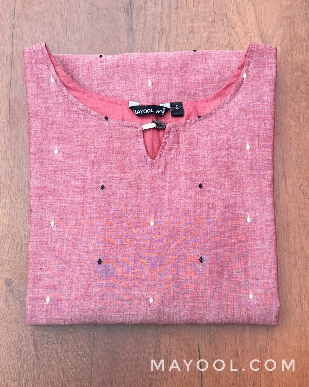 Super Pink Cotton Kurta