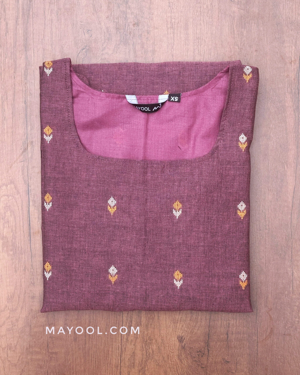 Dusty Purple Cotton Kurta