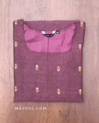 Dusty Purple Cotton Kurta