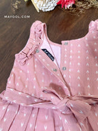 Peach Blossom Cotton Kids Frock