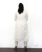 Off-White Cotton Kurta