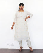 Off-White Cotton Kurta