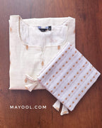 Off-White Cotton Kurta