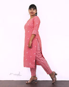 Dazzle Pink Cotton Kurta