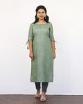 Laurel Green Solid Kurta