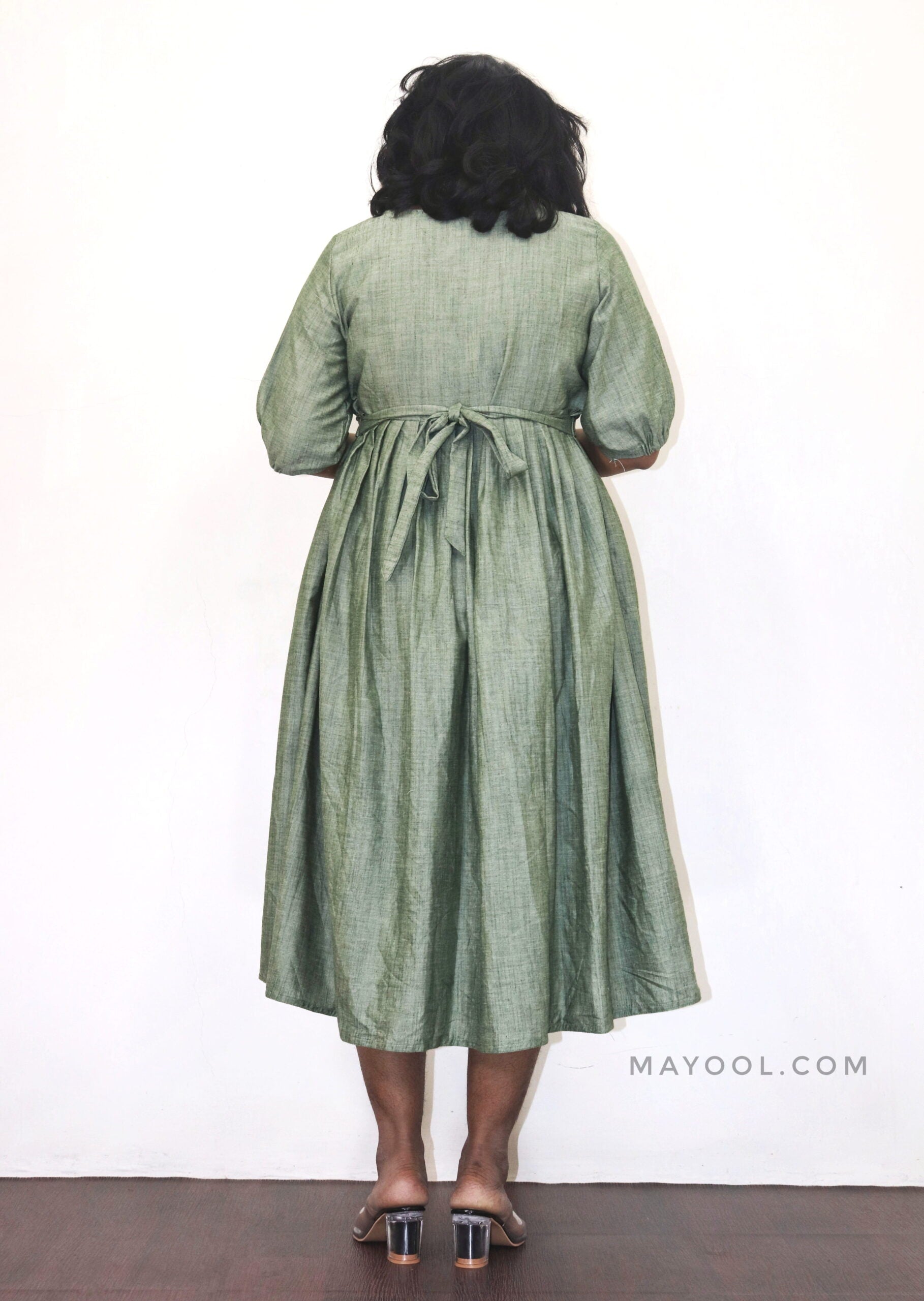 green summer dress mini Mini Boho Summer Dress main image 1