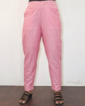 Flamingo Pink Cotton Formal Fit Pant