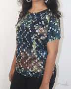 Multicolour Batik Cotton Short Top