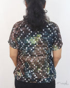 Multicolour Batik Cotton Short Top