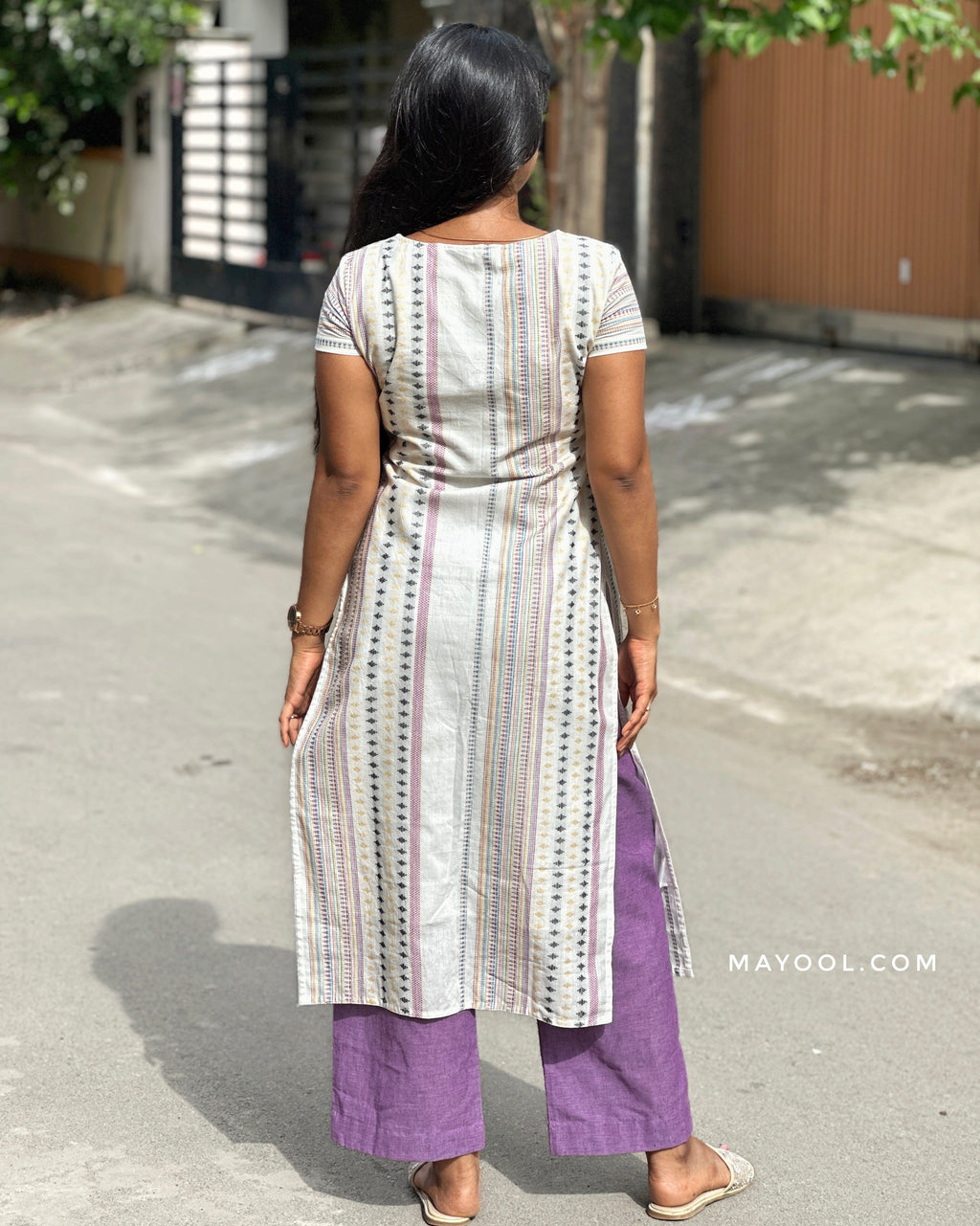 Pearl White Jamdani Cotton Kurta