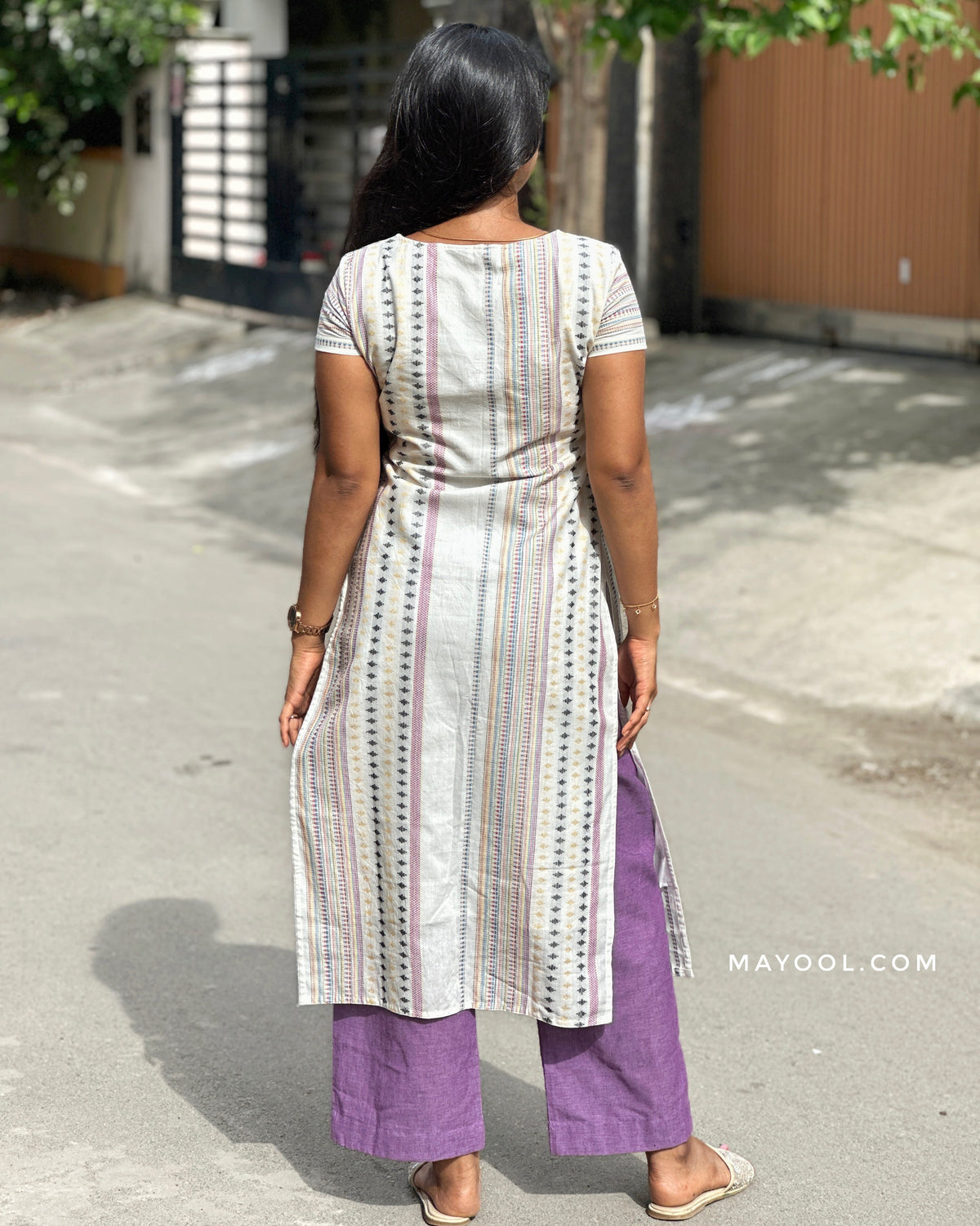 Pearl White Jamdani Cotton Kurta
