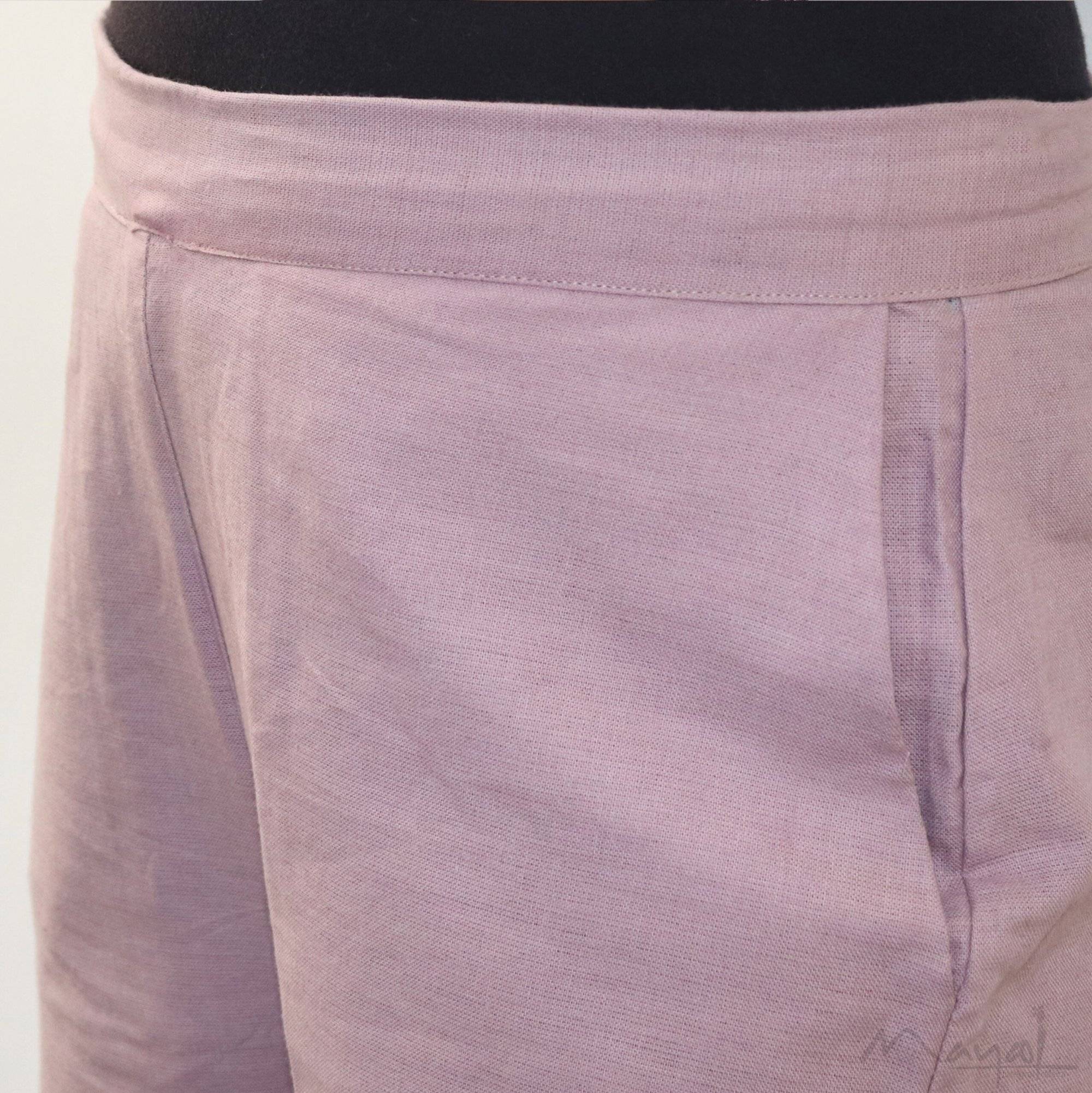 Magical Mauve Cotton Formal Fit Pant