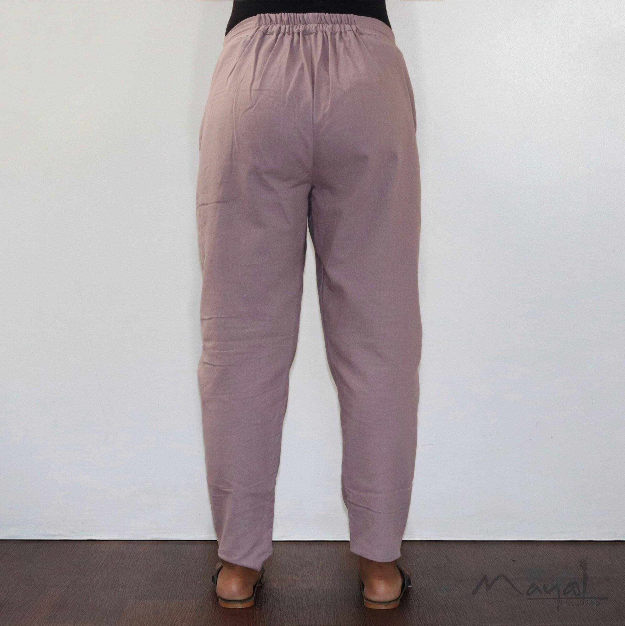 Magical Mauve Cotton Formal Fit Pant